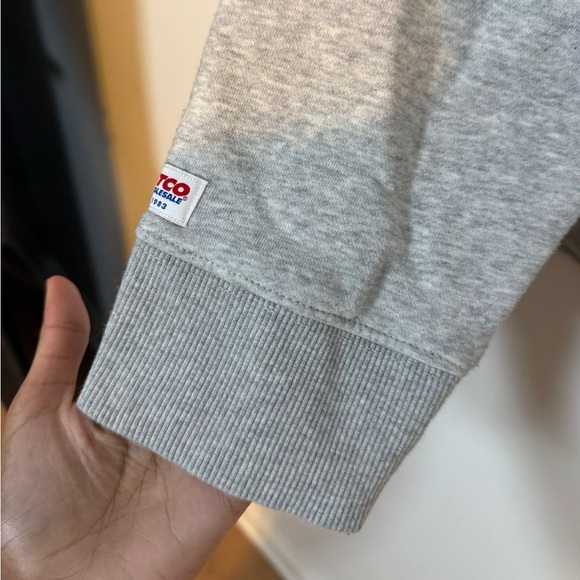 Kirkland Signature Costco Crewneck Sweatshirt Grey Men’s Size L - Picture 6 of 9